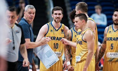 Ainars Bagatskis un Ukrainas basketbola izlase