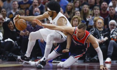 Džerets Alens un Kristaps Porziņģis