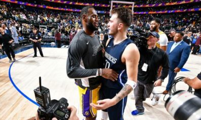 Lebrons Džeimss un Luka Dončičs