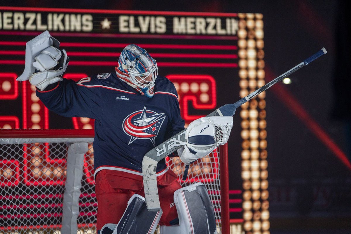 "Latvian Ice Hockey Goalkeeper Elvis Merzlikins Named Most Influential ...
