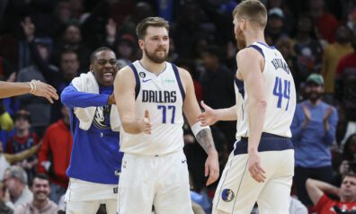 Luka Dončičs un Dāvis Bertāns