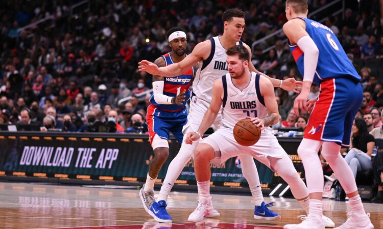Luka Dončičs un Kristaps Porziņģis
