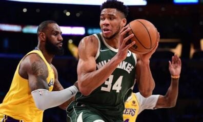 Lebrons Džeimss un Jannis Adetokunbo