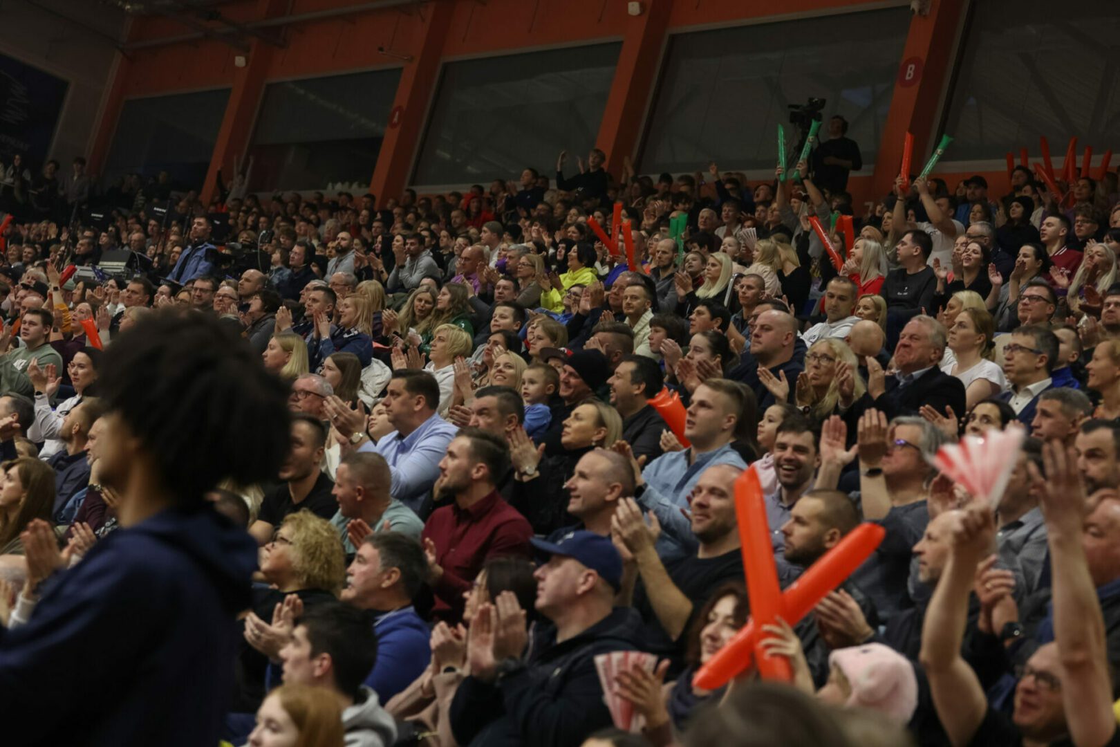 Skatītāji Latvijas basketbola kausa finālspēlē