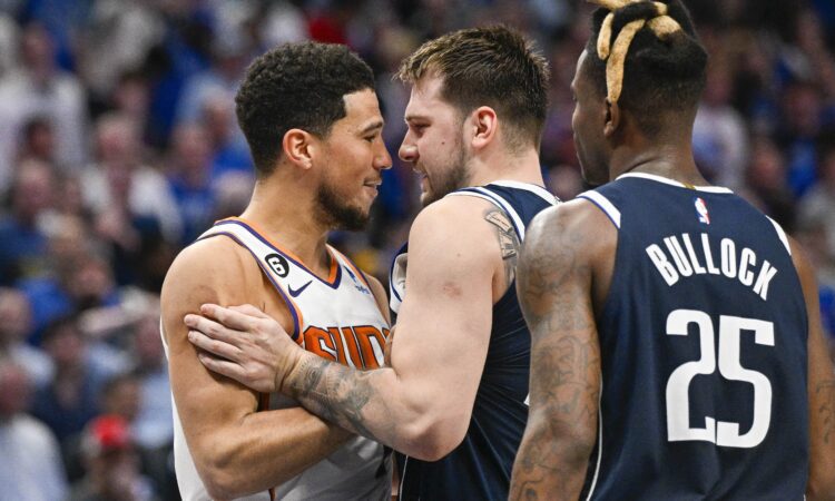 Devins Bukers un Luka Dončičs
