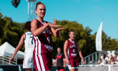 Vihmane aukstasinīgi izrauj Latvijai uzvaru pirmajā 3×3 Eiropas kausa spēlē