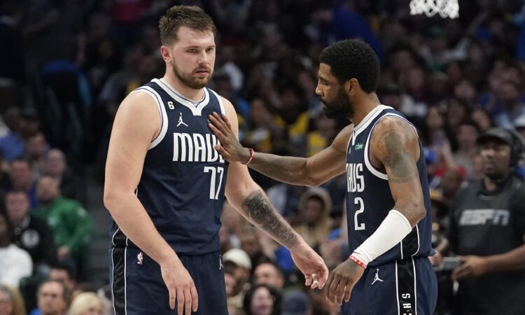 Luka Dončičs un Kairijs Ērvings