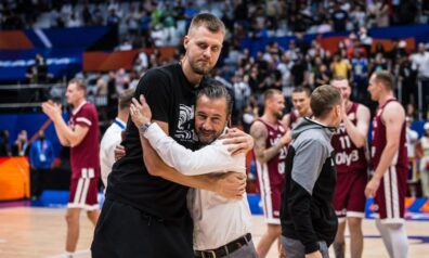 Kristaps Porziņģis un Luka Banki