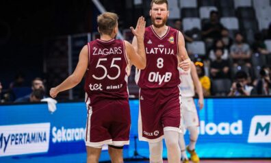 Artūrs Žagars un Dāvis Bertāns