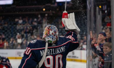 Merzļikinam kārtējā stabilā spēle, “Blue Jackets” divreiz nenotur vadību un zaudē