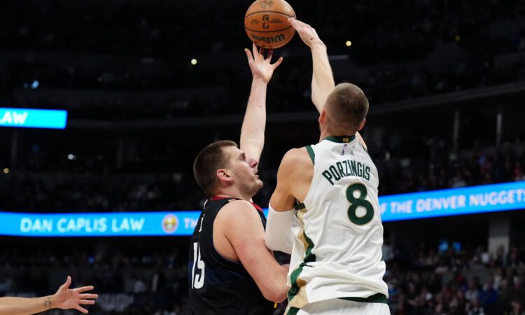 Nikola Jokičs un Kristaps Porziņģis