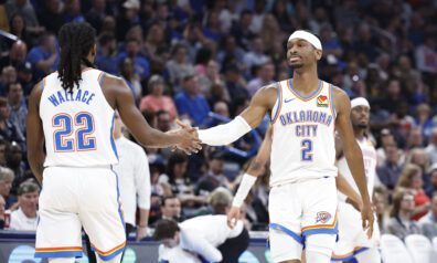 “Thunder” līderi nokārto uzvaru un pārtrauc “Trail Blazers” panākumu sēriju