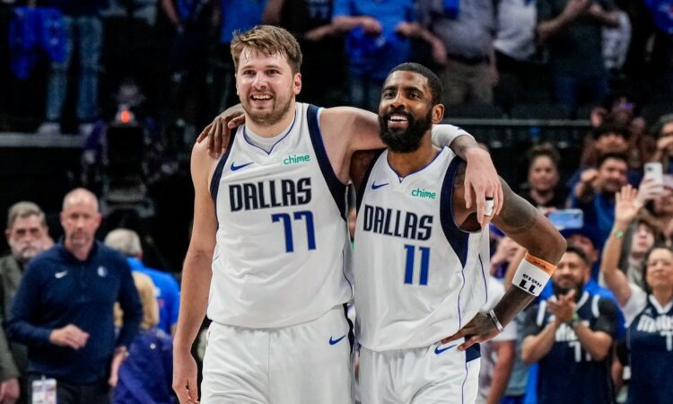 Luka Dončičs un Kairijs Ērvings