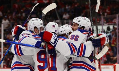 “Panthers” atkal zaudē pagarinājumā, ļaujot “Rangers” tikt pie otrās uzvaras sērijā