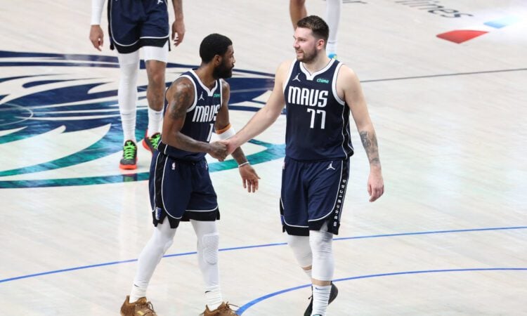 Kairijs Ērvings un Luka Dončičs