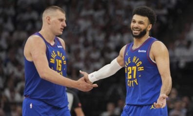 “Nuggets” ieslēdz nākamo ātrumu un pārliecinoši uzvar “Timberwolves”