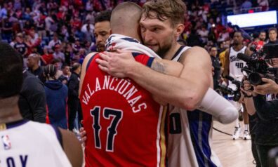 Jons Valančūns un Domants Sabonis