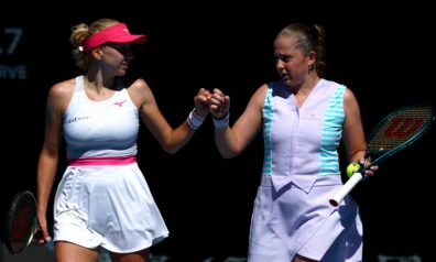Ludmila Kičenoka un Aļona Ostapenko