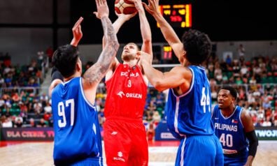 Filipīnu un Polijas basketbolisti