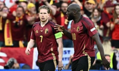 Kevins de Bruine un Romelu Lukaku