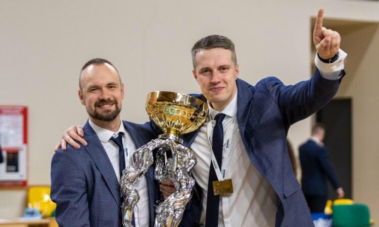 Valdis Razumovskis un Mārtiņš Gulbis