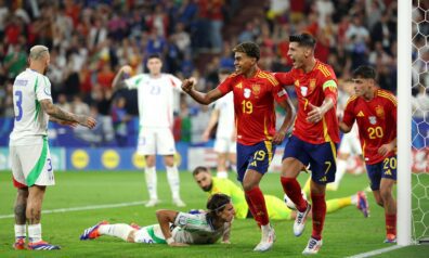 Spānijas un Itālijas futbola izlases
