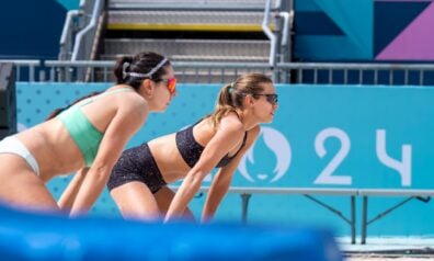 Anastasija Samoilova un Tīna Graudiņa