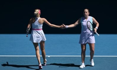 Ludmila Kičenoka un Aļona Ostapenko