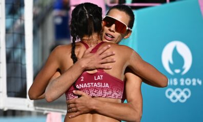 Anastasija Samoilova un Tīna Graudiņa