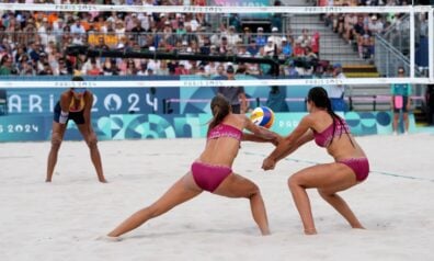 Tīna Graudiņa un Anastasija Samoilova