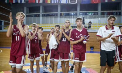 U16 izlase svin vēl vienu uzvaru EČ un grupā finišē otrajā vietā