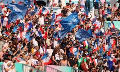 Līdzjutēji Parīzes olimpiskajās spēlēs