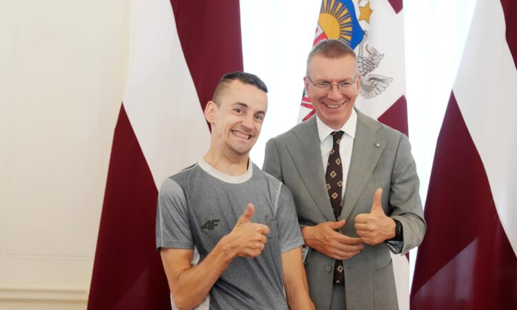 Rihards Snikus un Edgars Rinkēvičs