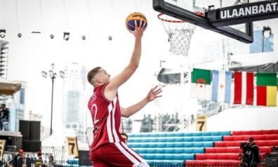 U23 3×3 basketbola izlase Pasaules kausu sāk ar uzvaru un zaudējumu