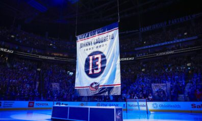 “Blue Jackets” piemin Gudro un spēli uzsāk bez kreisās malas uzbrucēja