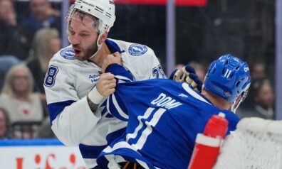 Latvieši turpina kautiņus NHL – arī Girgensons izvicina dūres