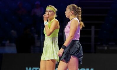 Ludmila Kičenoka un Aļona Ostapenko