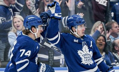 “Maple Leafs” dienas vienīgajā spēlē pārspēj “Utah”