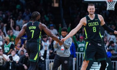 Džeilens Brauns un Kristaps Porziņģis
