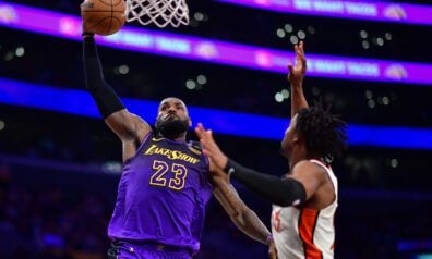Lebronam “triple-double”, “Lakers” pārtrūkst uzvaru sērija