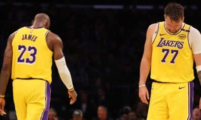 Dončičam bēdīga precizitāte, “Lakers” zaudē Austrumu pastarītei