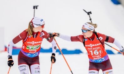 Latvijas biatlonistes