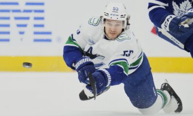 Par “play-off” var aizmirst? Bļugers un “Canucks” cieš sakāvi