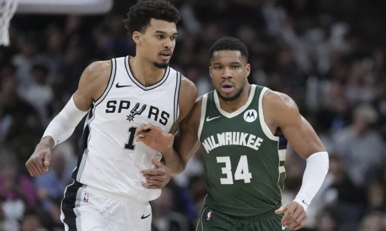 Viktors Vembanjama un Jannis Adetokunbo