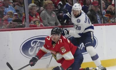 Balinskis tiek atstāts malā, “Panthers” uzvar Girgensonu un “Lightning”