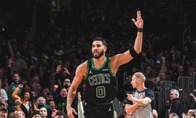Porziņģis nespēlē, Teituma dominance neglābj “Celtics” no zaudējuma Rietumu līderei