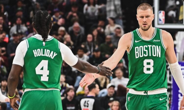 Drū Holidejs un Kristaps Porziņģis