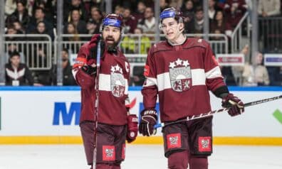 Kaspars Daugaviņš un Anrī Ravinskis