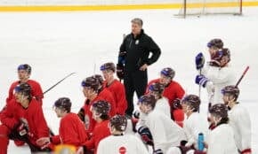 Harijs Vītoliņš un Latvijas hokeja izlase