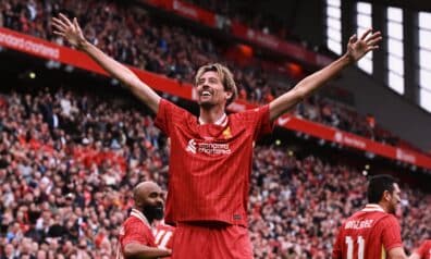 Liverpool spēle Anfield stadionā